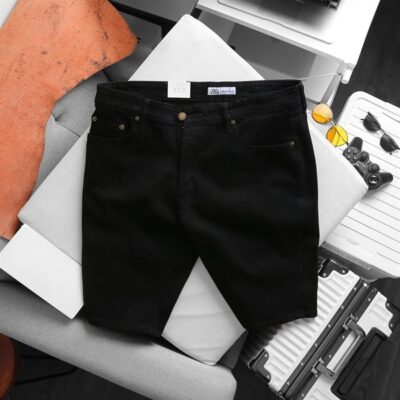 Quần short jean big size nam màu đen đủ mẫu