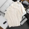 Áo thun cotton màu kem trơn (Mẫu 36)