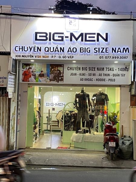 Cửa hàng big size nam Big Men