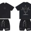 [ Big Men] Set bộ quần áo cotton in chữ thập 2 mặt độc đáo bigsize nam 75- 135 kg.