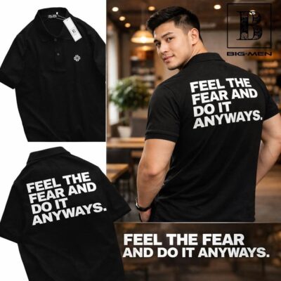 BIG MEN- Áo thun polo cotton bigsize nam in FEEL 2 mặt thời trang 85- 145kg