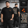 BIG MEN- Áo thun cotton in 2 mặt 3 ngôi sao thời trang trẻ trung bigsize nam 85- 145kg