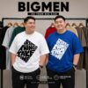 BIG MEN- Áo thun chất vải cotton in chữ GREAT thời trang bigsize nam 85- 135kg